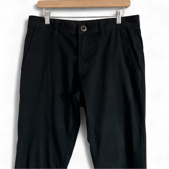Volcom Black Men's Frickin Modern Fit Stretch Chino Pant - Picture 2 of 4